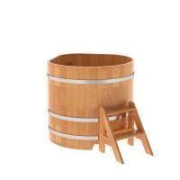 Купель угловая BentWood из сращенных ламелей лиственницы