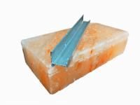 Соляной кирпич из Гималайской соли 200x100x50мм шлифованный с пропилом