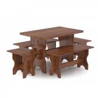 Комплект мебели BentWood (стол + скамейки)