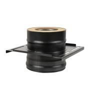 Площадка монтажная Black Везувий одноконтурная (сталь 0,8 мм) 300х300