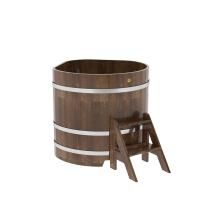 Купель угловая BentWood из сращенных ламелей лиственницы