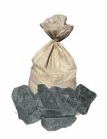 Габбро-диабаз колотый, фракция 120-210 мм, мешок 40 кг.