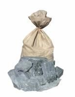 Талькомагнезит колотый, фракция 120-210 мм, мешок 40 кг.