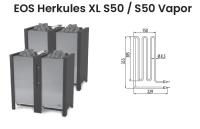 Нагревательный элемент ТЭН для электрической печи EOS Herkules XL S50 / S50 Vapor