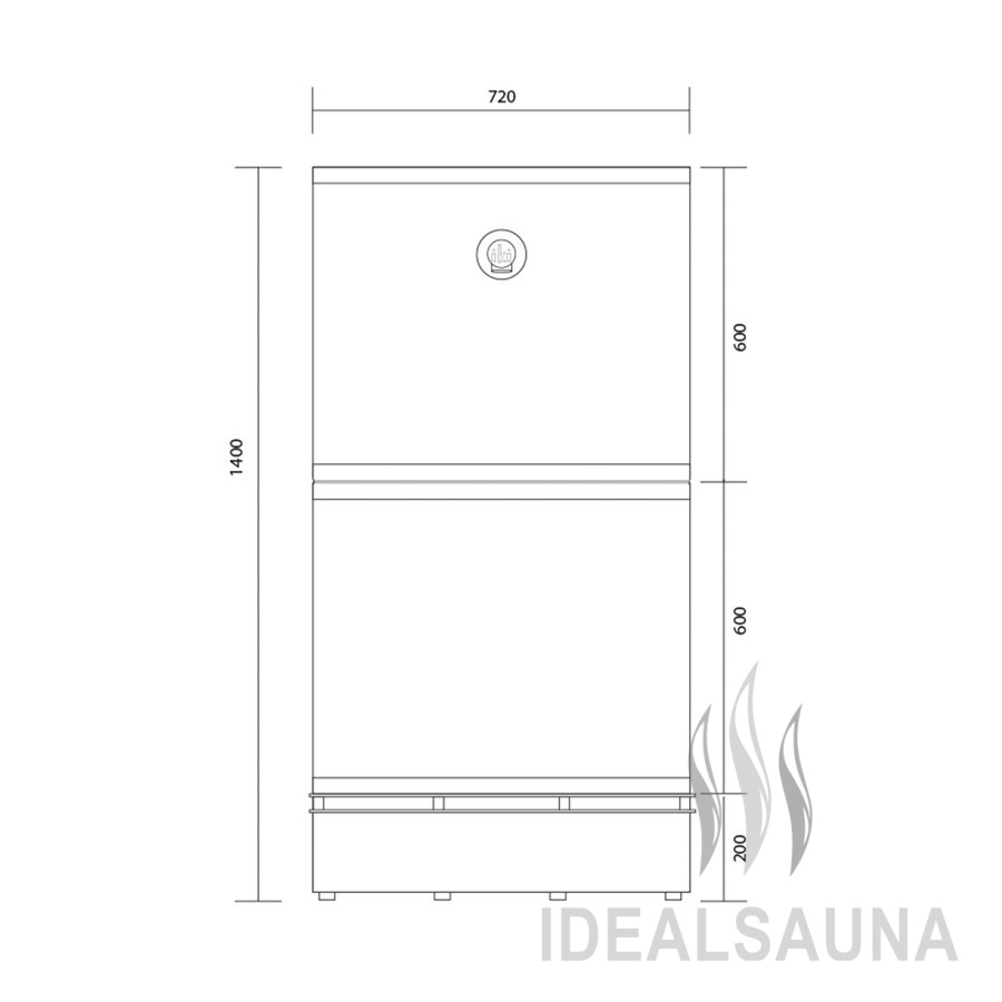 Электрическая печь IKI Pillar