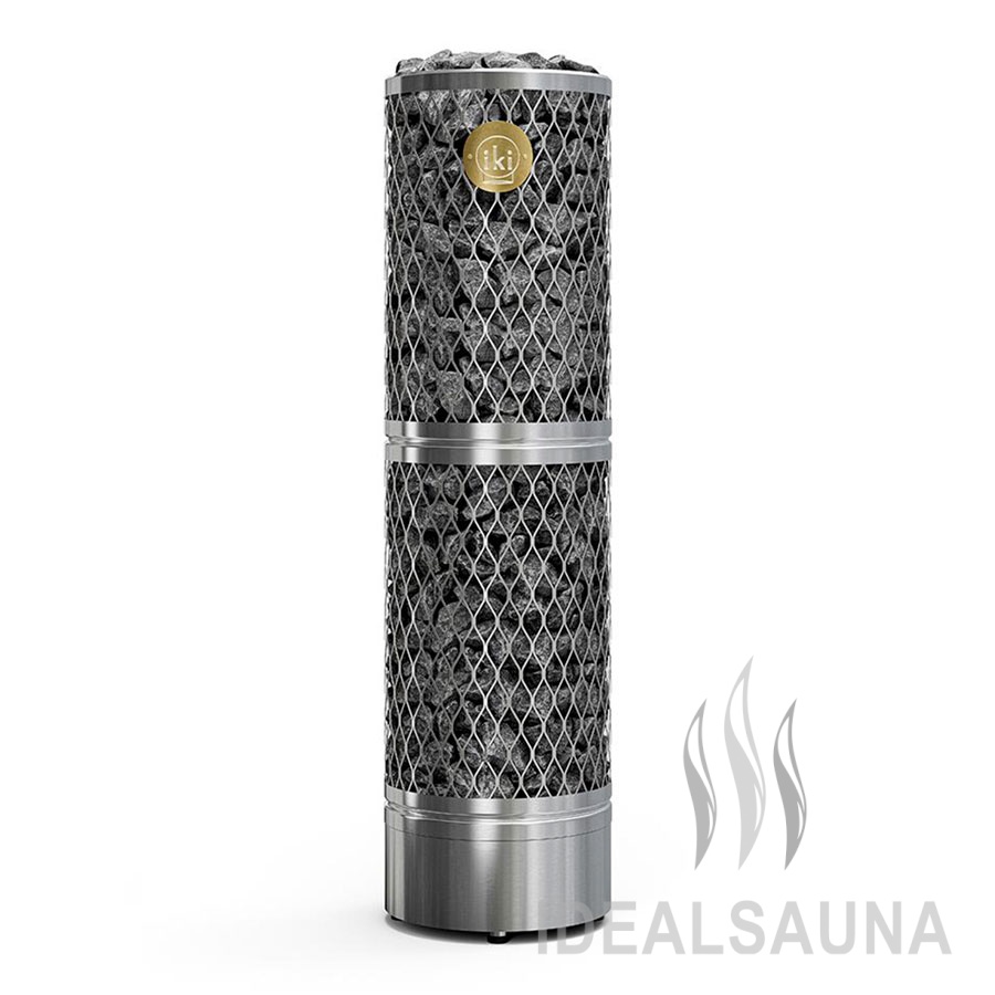 Электрическая печь IKI Pillar 10 (5 + 5) кВт (10-18 м³, 170 кг камней)