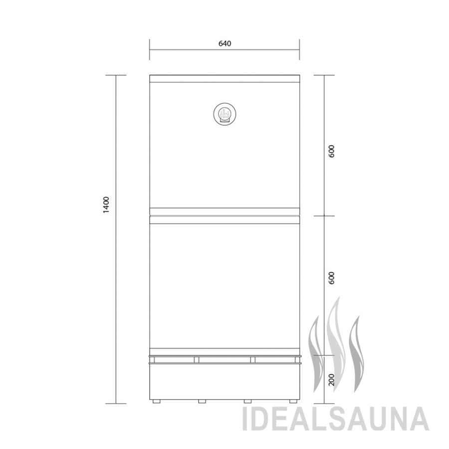 Электрическая печь IKI Pillar