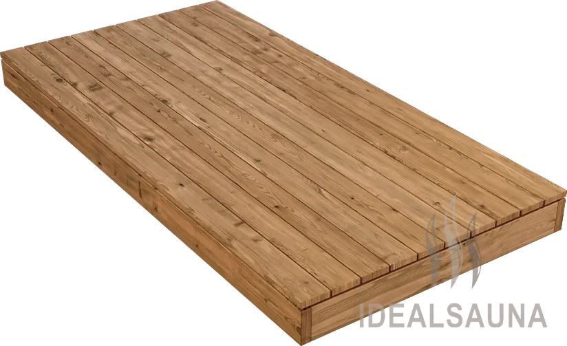 Модульная терраса POLARSPA 2,4х1,2м из термососны